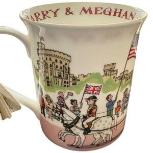 Alison Gardiner Collection "Royal Wedding" Fine Bone China Cup - Meghan & Harry
